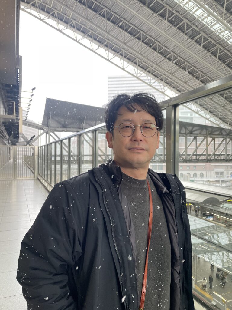 1月2日大阪の初雪